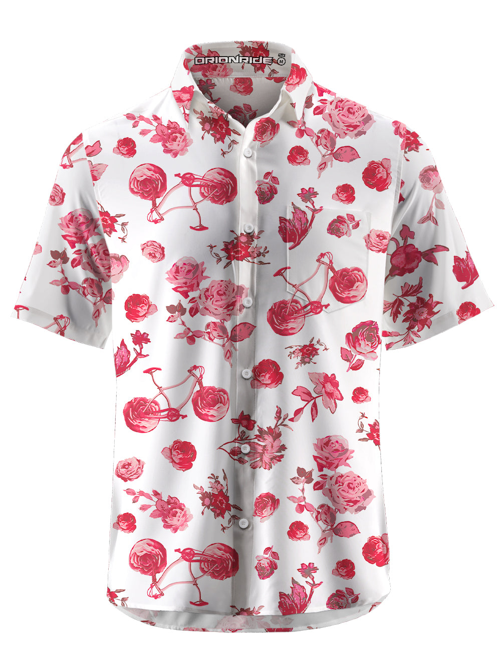 Orionride Romantic Trip Short Sleeves Cuban Collar Hawaiian shirt