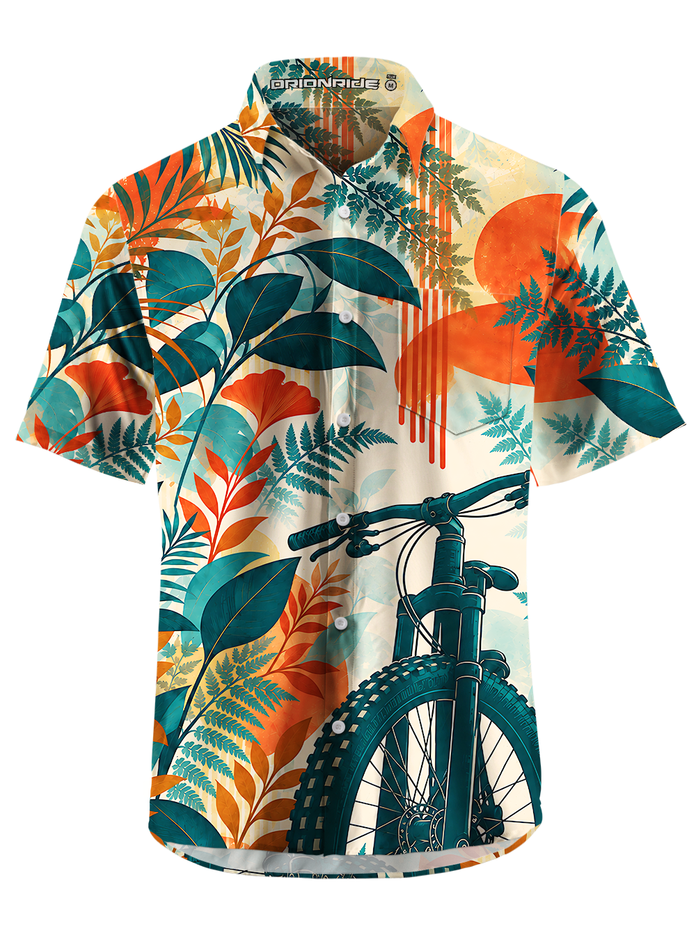 Orionride Canopy Perspective Zipper Pockets Ultra Lightweight Short Sleeves Gravel Shirt