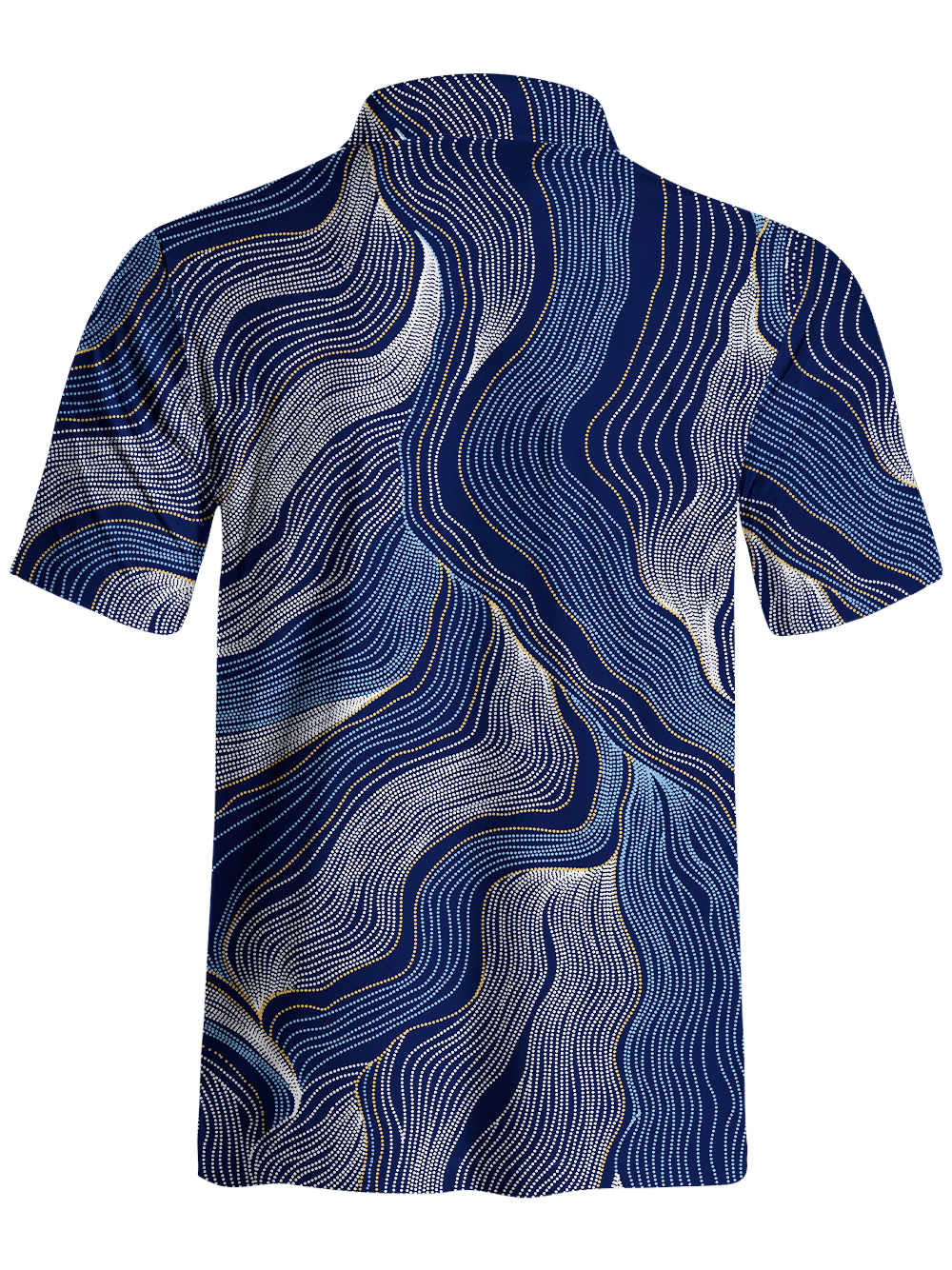 Orionride Fine Contour Lines Men's Polo Shirt
