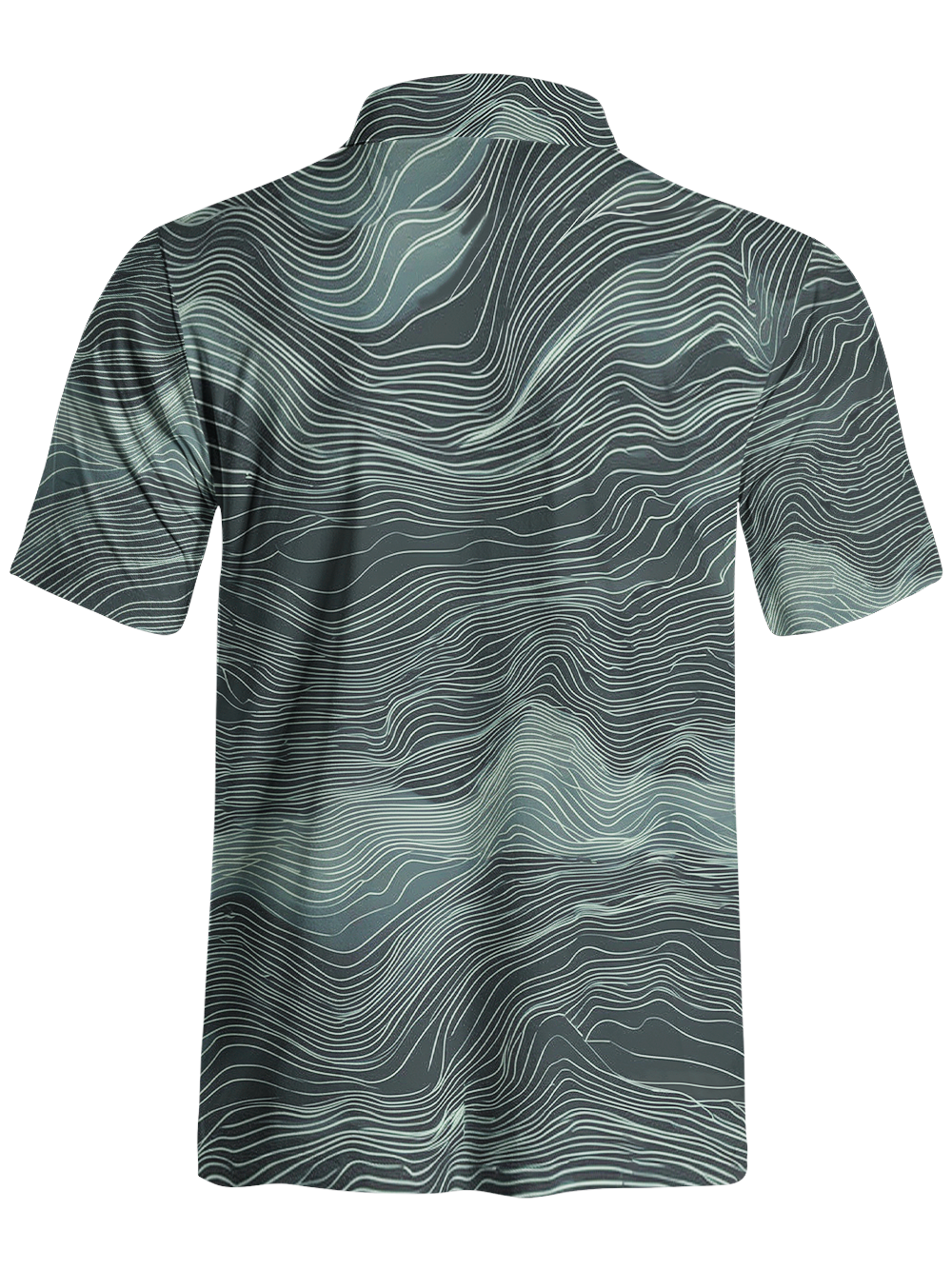 Orionride Winding Lines Men's Polo Shirt