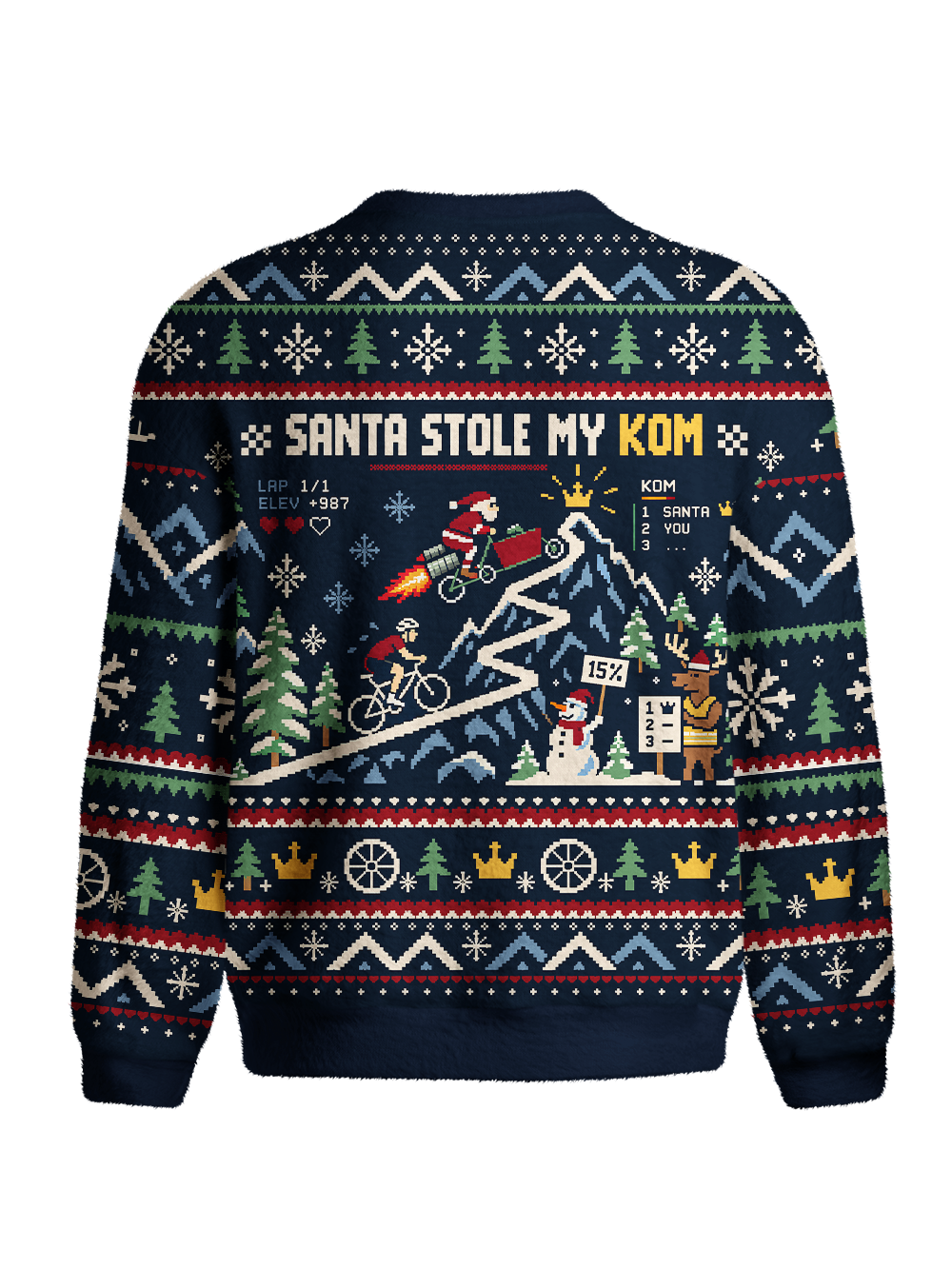 Orionride Pixel Pursuit Men's Sweaters