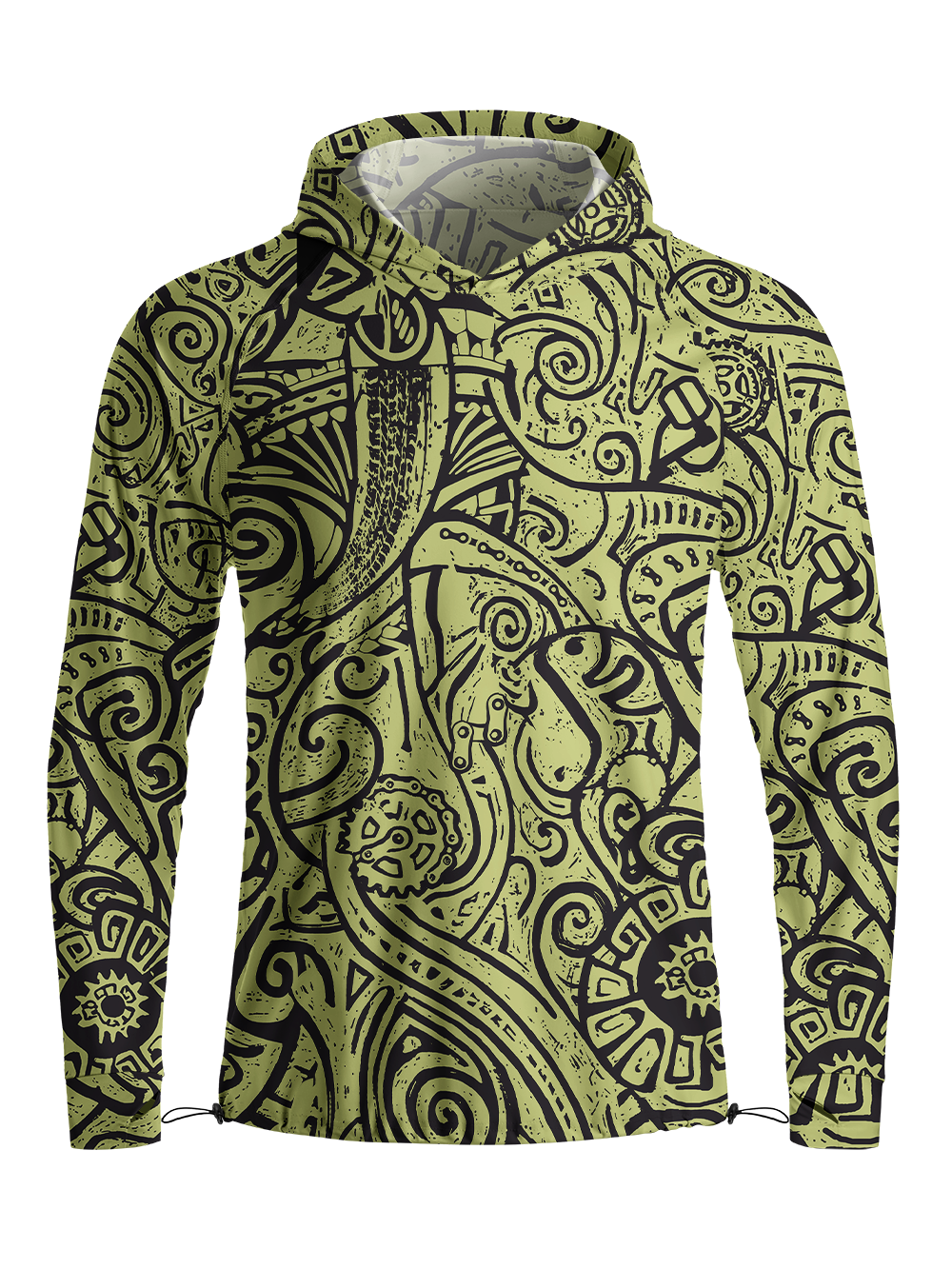 Orionride Vine Mark Long Sleeve Cycling Hoodie Shirt