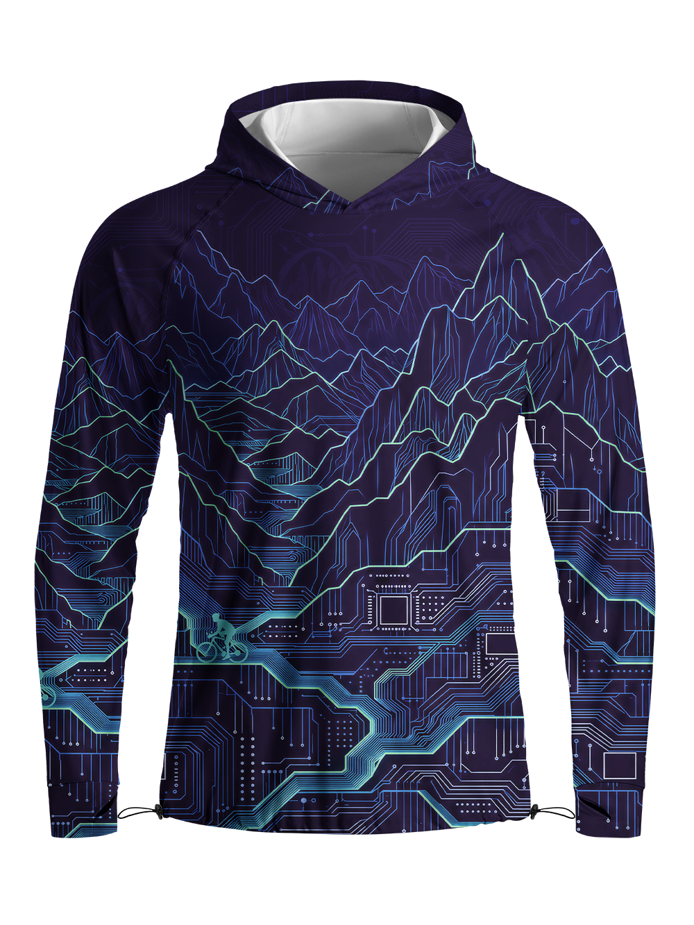 Orionride Cyber Summit Long Sleeve Cycling Hoodie Shirt