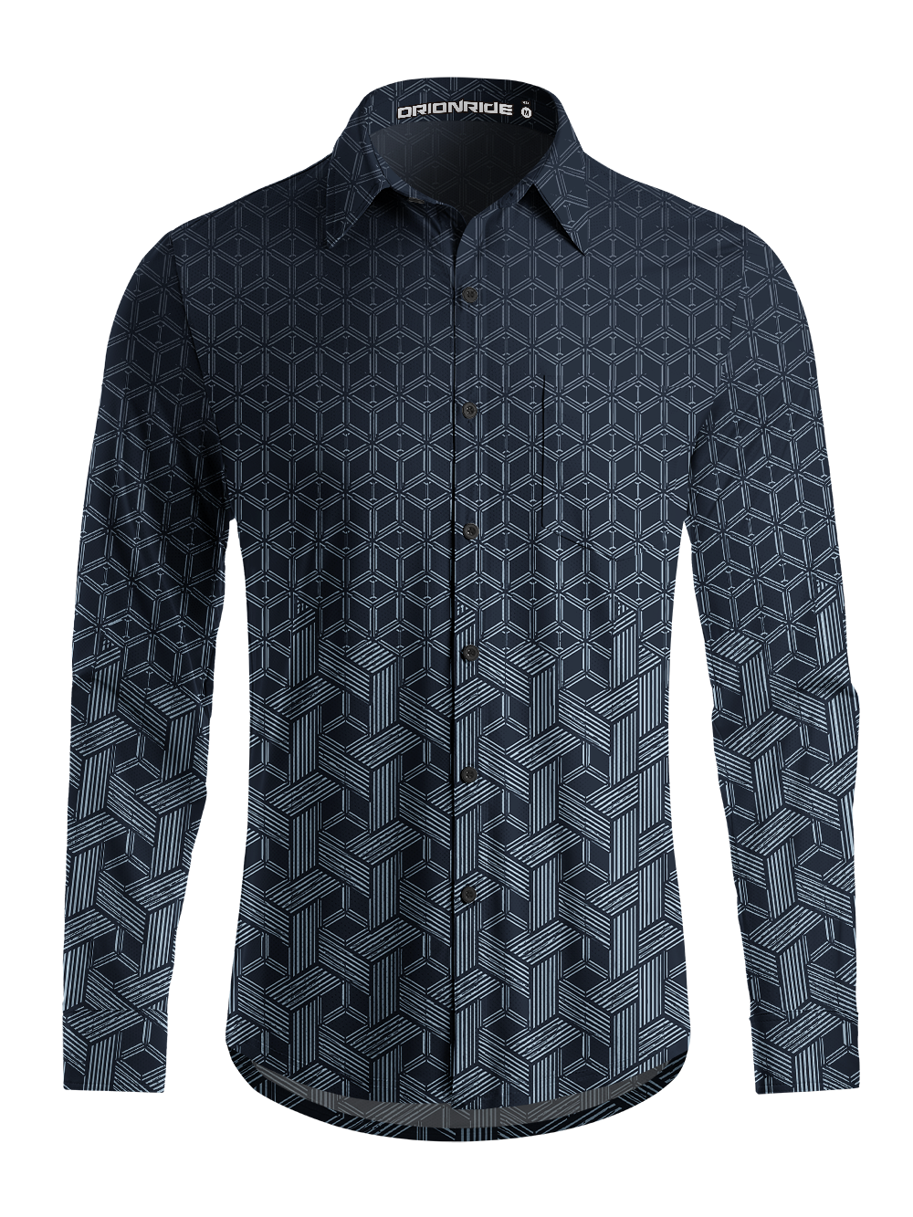 Orionride Interlocked Momentum Men's Stretchy Breathable Long Sleeve Gravel Shirt