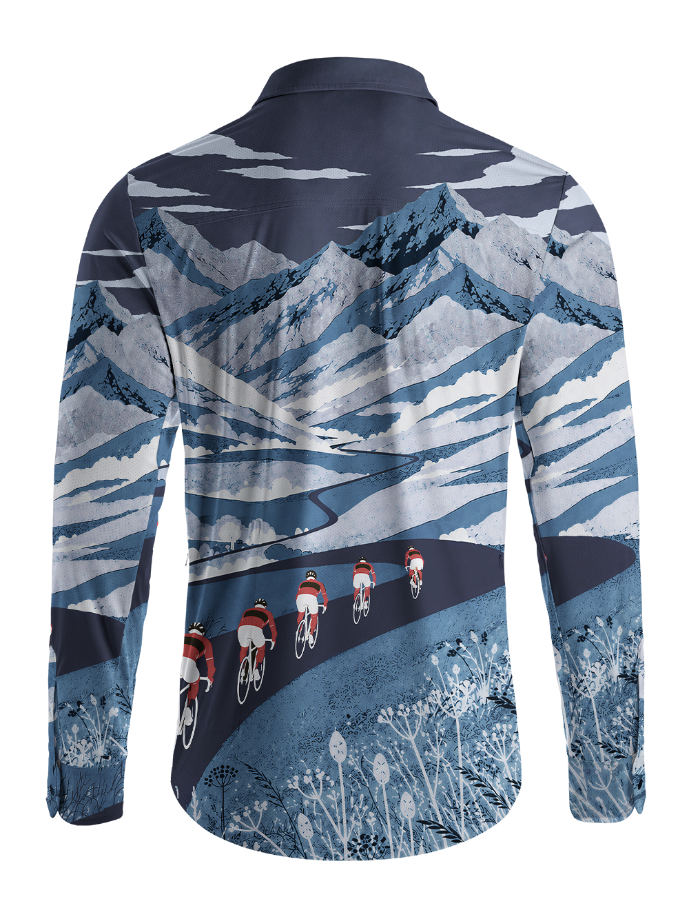 Orionride Mountain Passage Men's Stretchy Breathable Long Sleeve Gravel Shirt