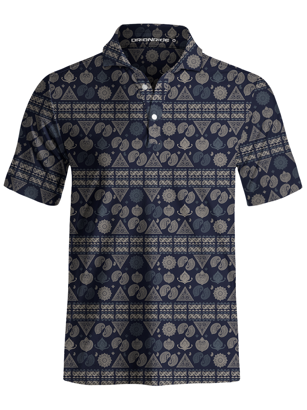 Orionride Paisley Weave Men's Polo Shirt
