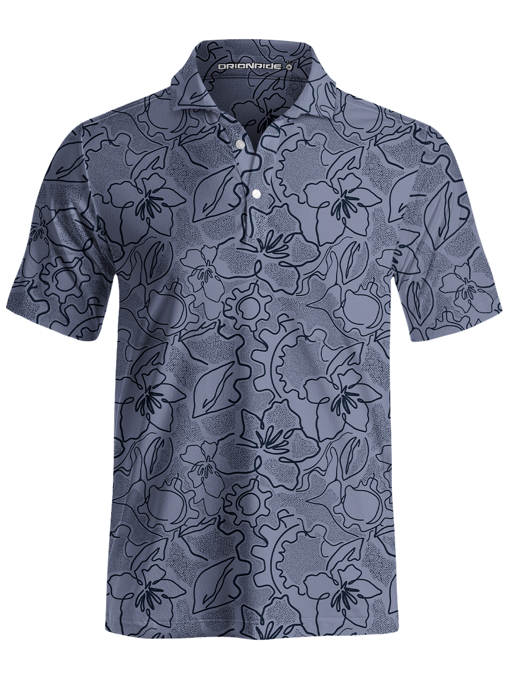 Orionride Tropical Leaves Men's Polo Shirt
