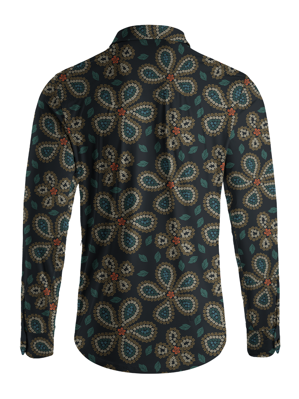 Orionride Bohemian Cadence Men's Stretchy Breathable Long Sleeve Gravel Shirt