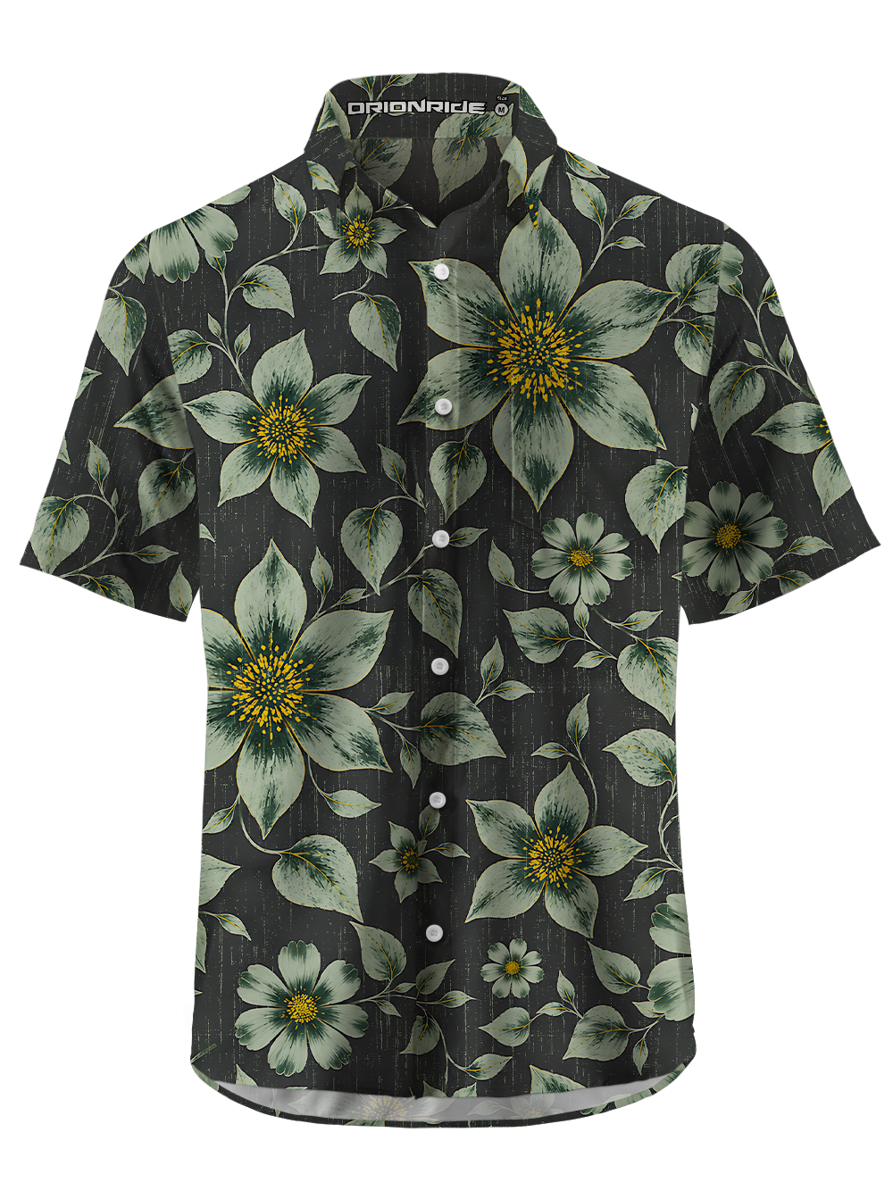 Orionride Shadow Botanica Zipper Pockets Ultra Lightweight Short Sleeves Gravel Shirt