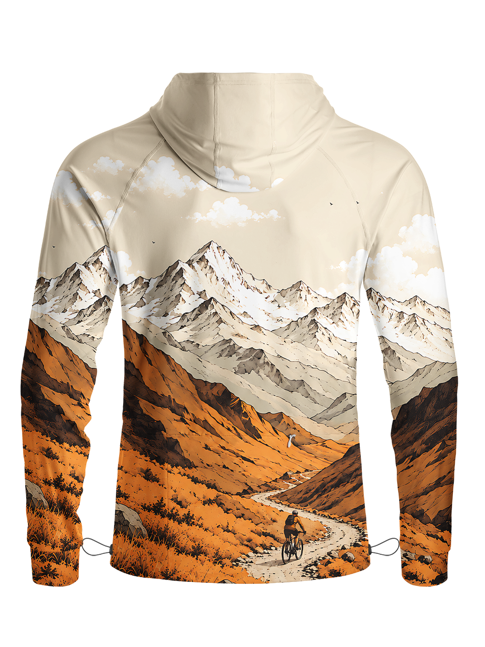 Orionride Wild Horizon Long Sleeve Cycling Hoodie Shirt