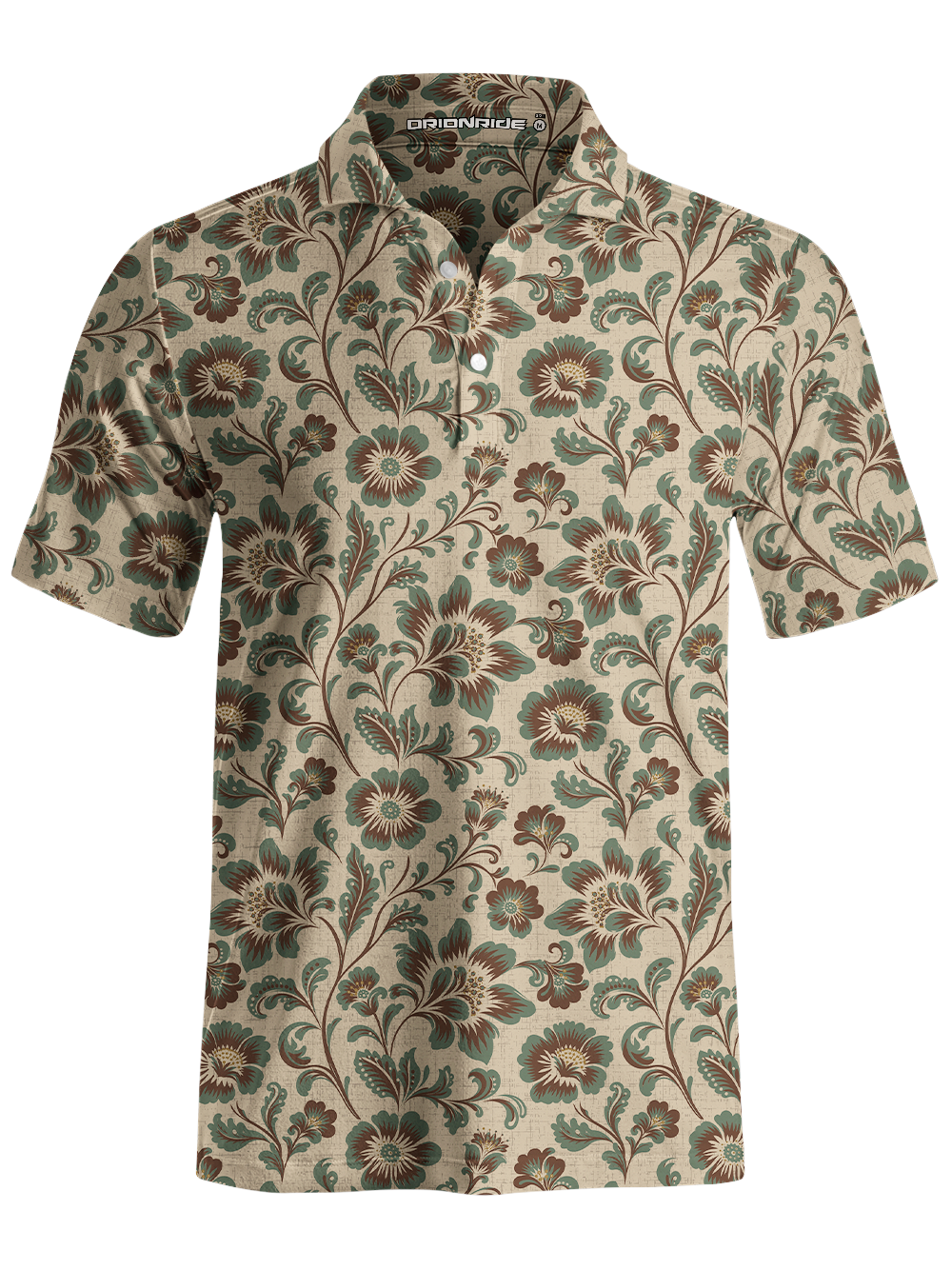 Orionride Vintage Florals Men's Polo Shirt