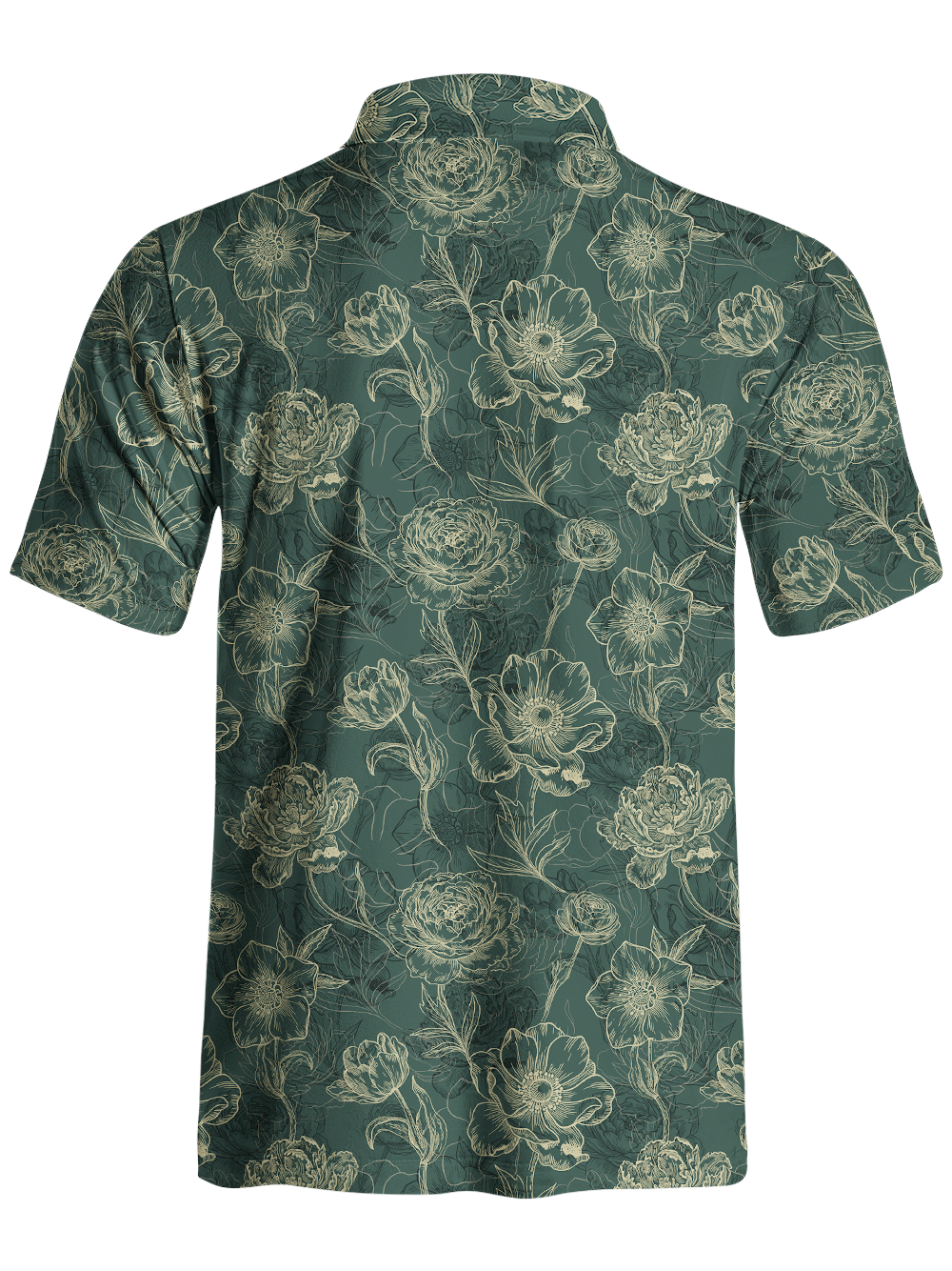Orionride Botanical Sketch Men's Polo Shirt