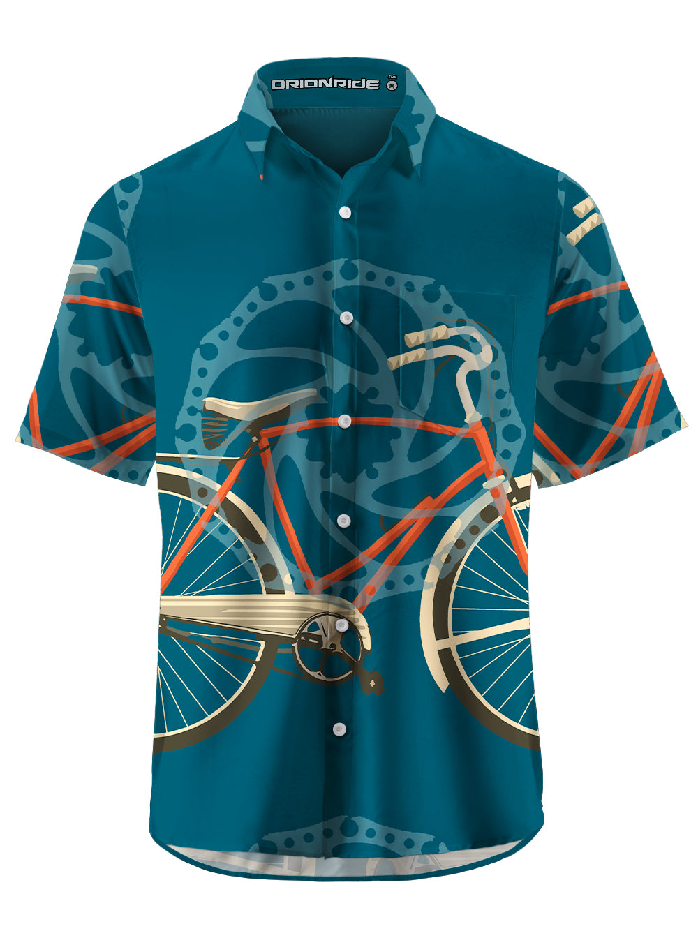 Orionride Gear Bicycle Zipper Pockets Ultra Lightweight Short Sleeves Gravel Shirt
