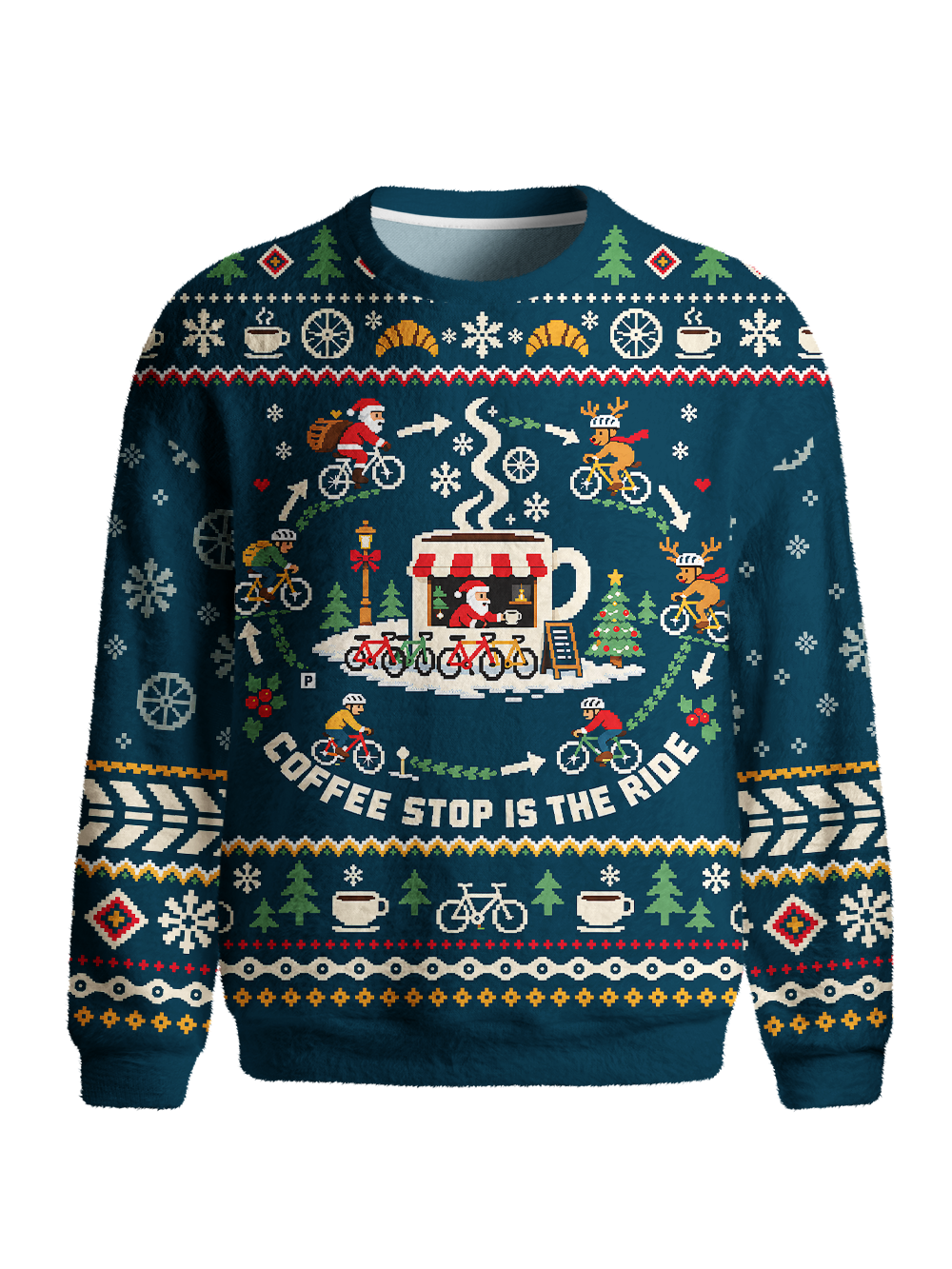 Orionride Pixel Pitstop Men's Sweaters