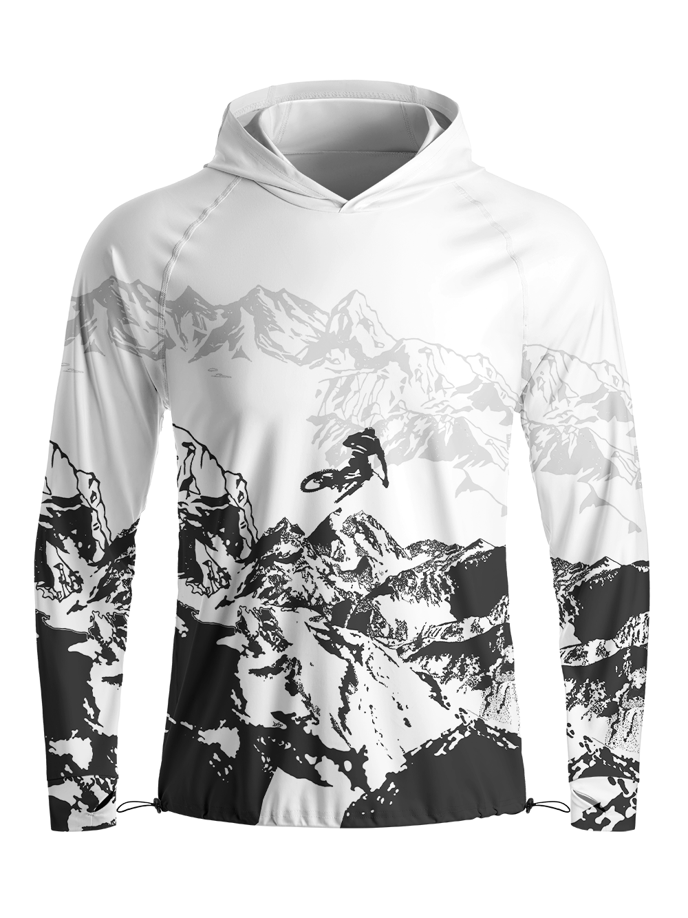 Orionride Hill Racing Long Sleeve Cycling Hoodie Shirt