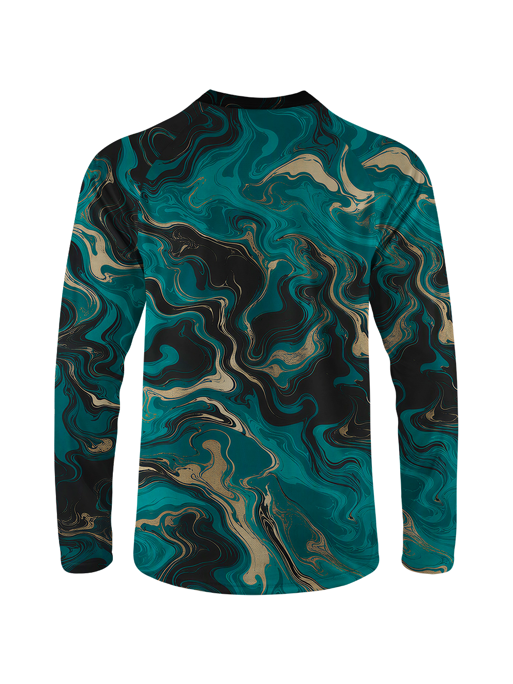 Orionride Gilded Marbling Long Sleeve Downhill Jersey