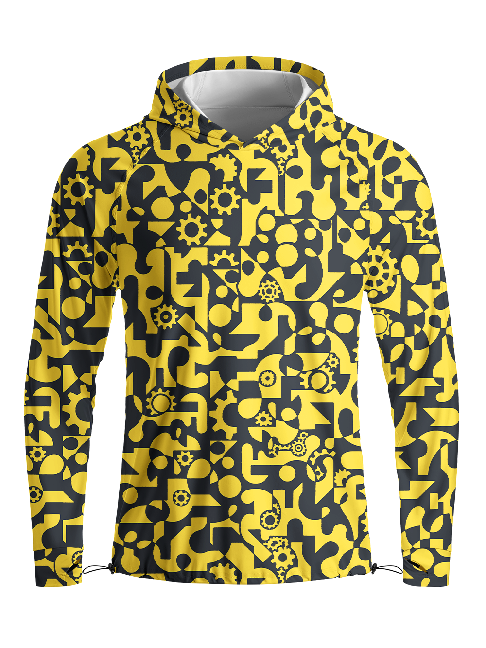 Orionride Gear Puzzle Long Sleeve Cycling Hoodie Shirt