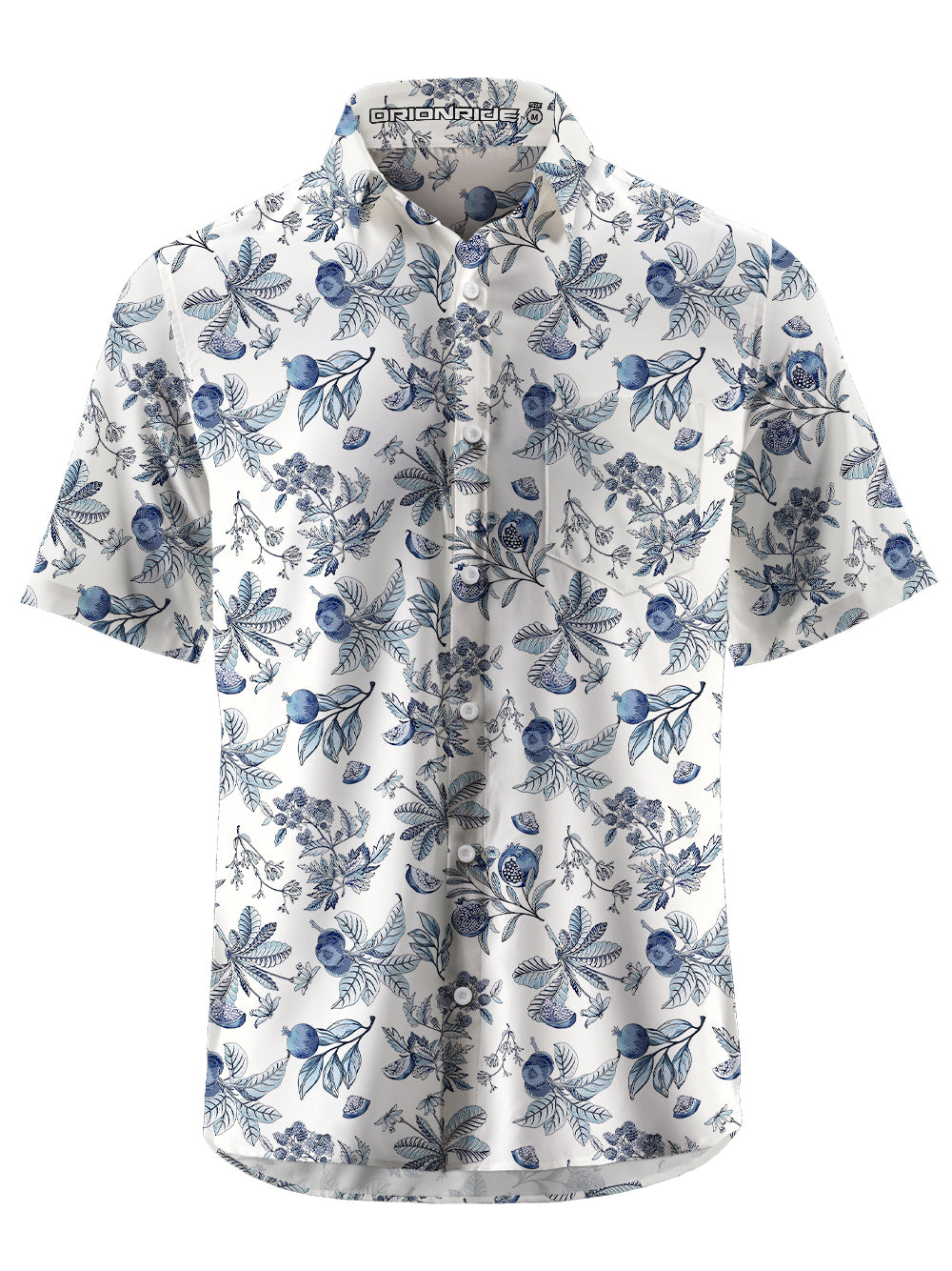 Orionride Juicy Pomegranate Zipper Pockets Ultra Lightweight Short Sleeves Gravel Shirt