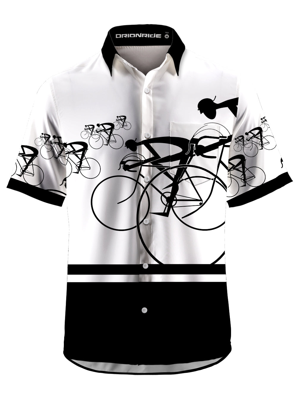 Orionride Line Rider Zipper Pockets Ultra Lightweight Short Sleeves Gravel Shirt