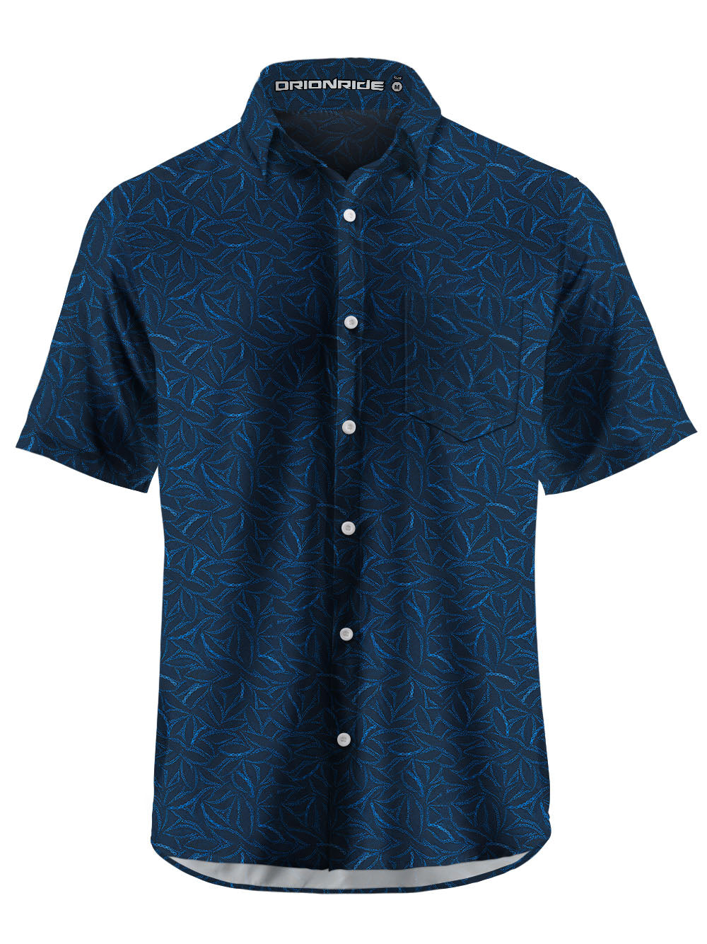 Orionride Chain Lattice Zipper Pockets Ultra Lightweight Short Sleeves Gravel Shirt