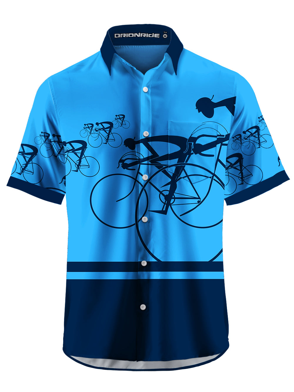 Orionride Line Rider Zipper Pockets Ultra Lightweight Short Sleeves Gravel Shirt