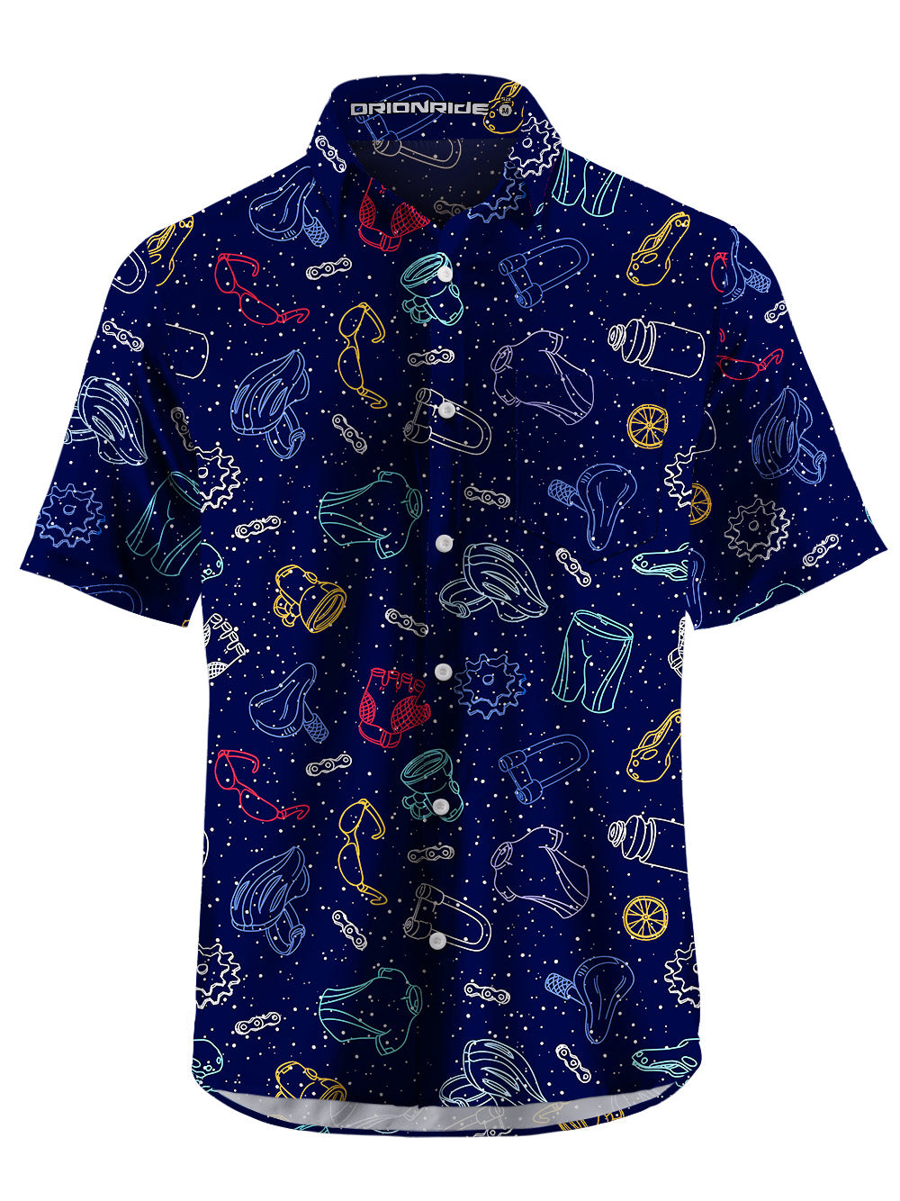 Orionride Exotic Equipment Zipper Pockets Ultra Lightweight Short Sleeves Gravel Shirt