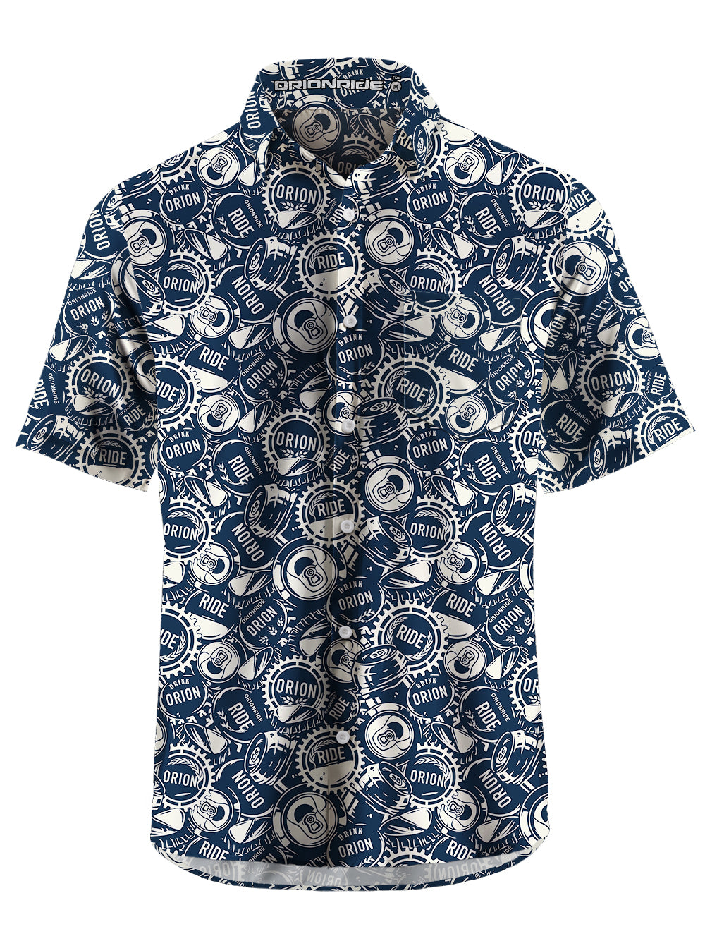 Orionride Riding A Little Drunk Zipper Pockets Ultra Lightweight Short Sleeves Gravel Shirt