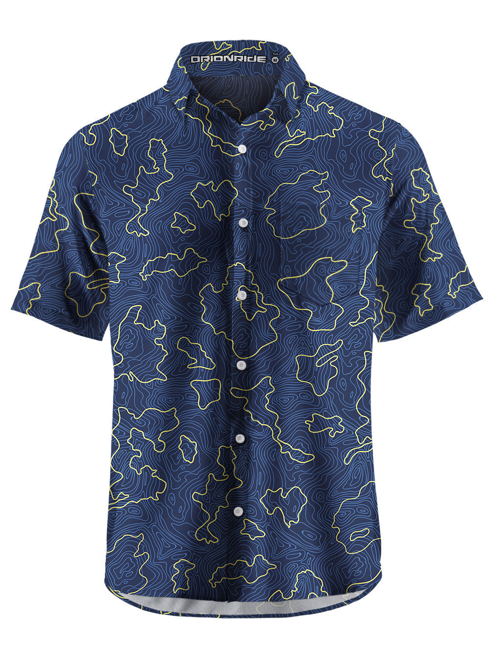 Orionride Contour Tiling Ultra Lightweight Short Sleeves Hawaiian shirt