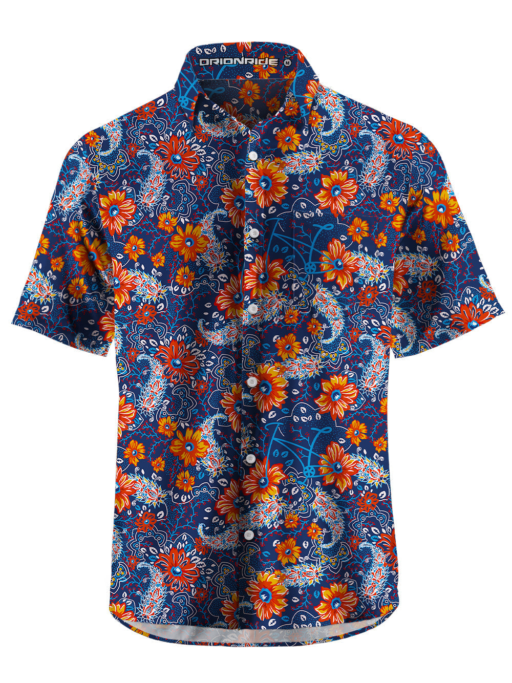 Orionride Sunset Garden Ultra Lightweight Short Sleeves Hawaiian shirt