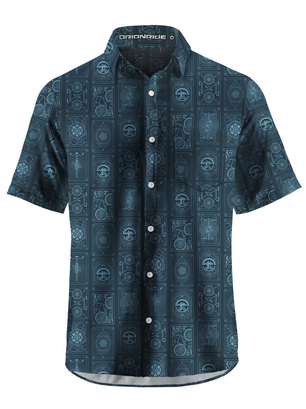 Orionride Bicycle Cards Zipper Pockets Ultra Lightweight Short Sleeves Gravel Shirt