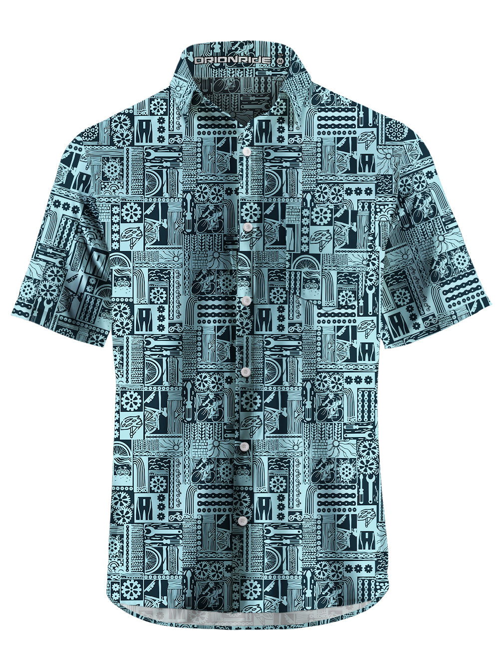 Orionride Cycling Tours Zipper Pockets Ultra Lightweight Short Sleeves Gravel Shirt