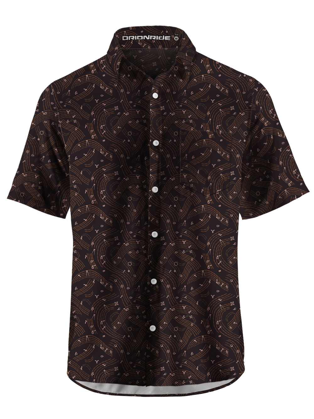 Orionride Chain Tools Zipper Pockets Ultra Lightweight Short Sleeves Gravel Shirt