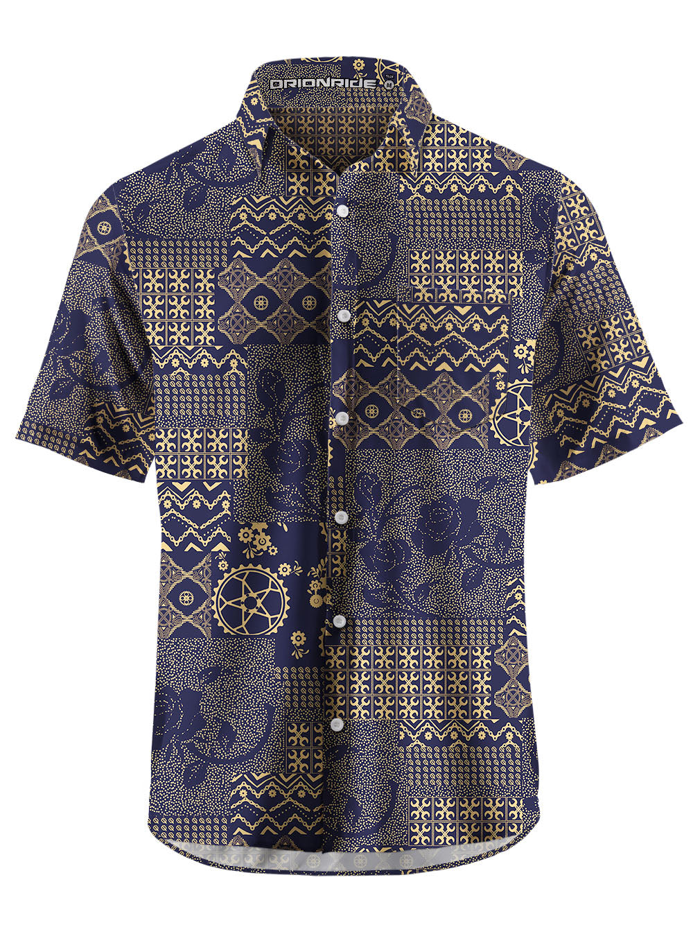 Orionride Rose Story Zipper Pockets Ultra Lightweight Short Sleeves Gravel Shirt