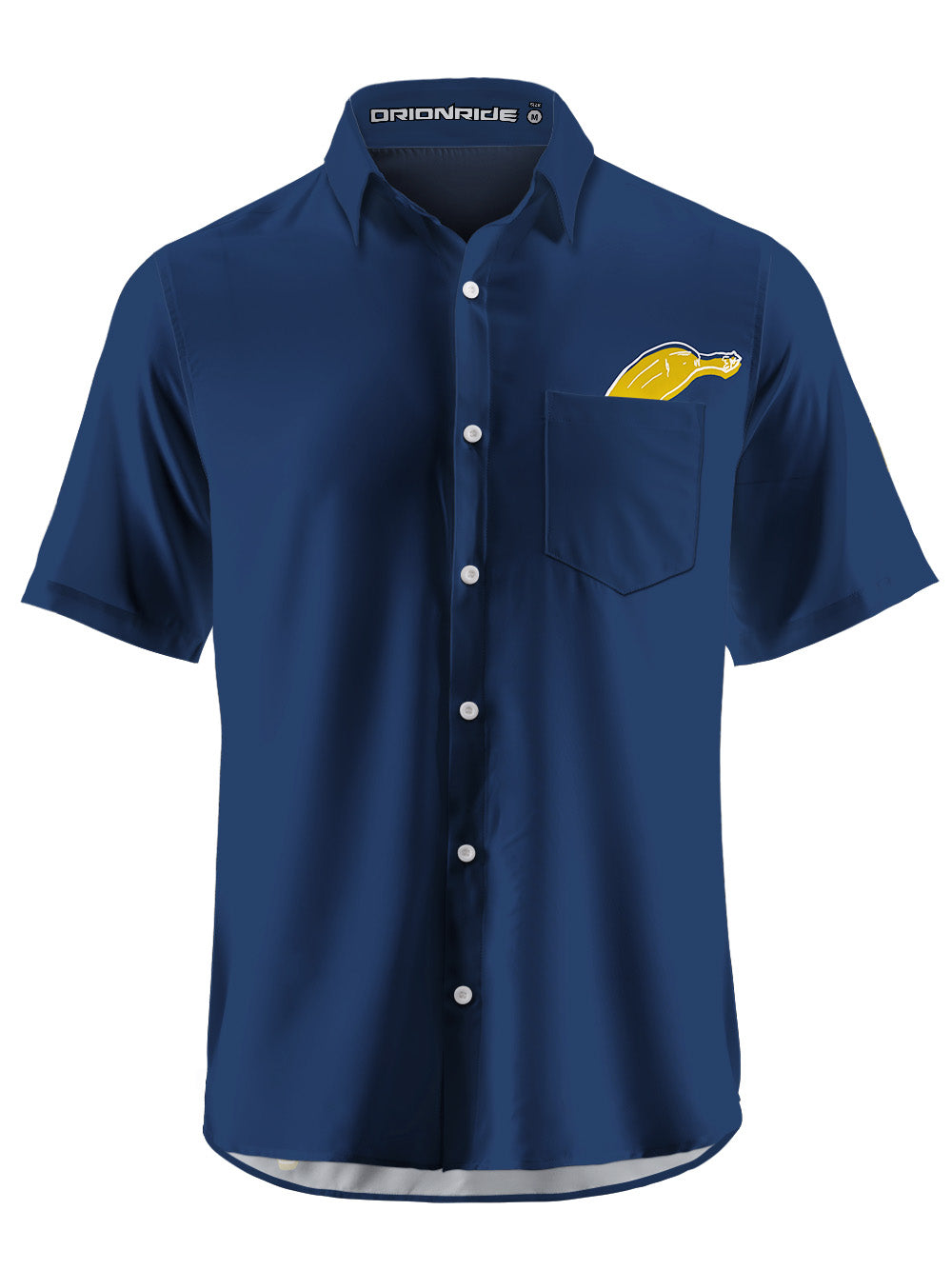 Orionride Banana In Pocket Zipper Pockets Ultra Lightweight Short Sleeves Gravel Shirt