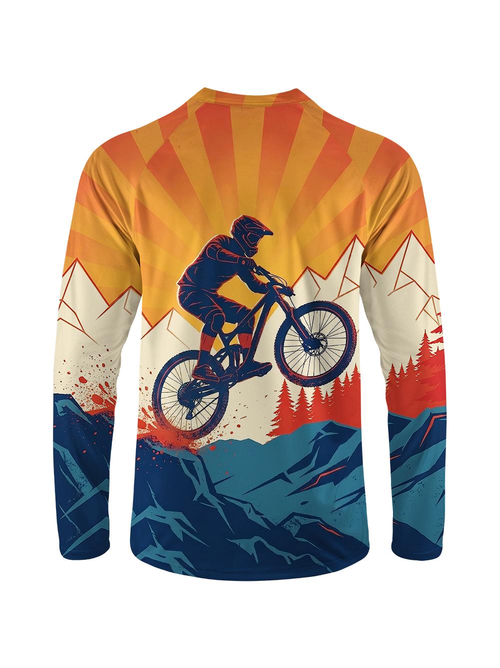 Orionride Air Jump Shadow Long Sleeve Downhill Jersey