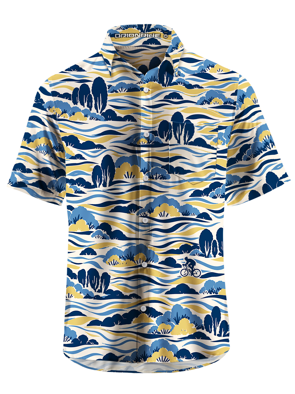 Orionride Rhythmic Vista Zipper Pockets Ultra Lightweight Short Sleeves Gravel Shirt
