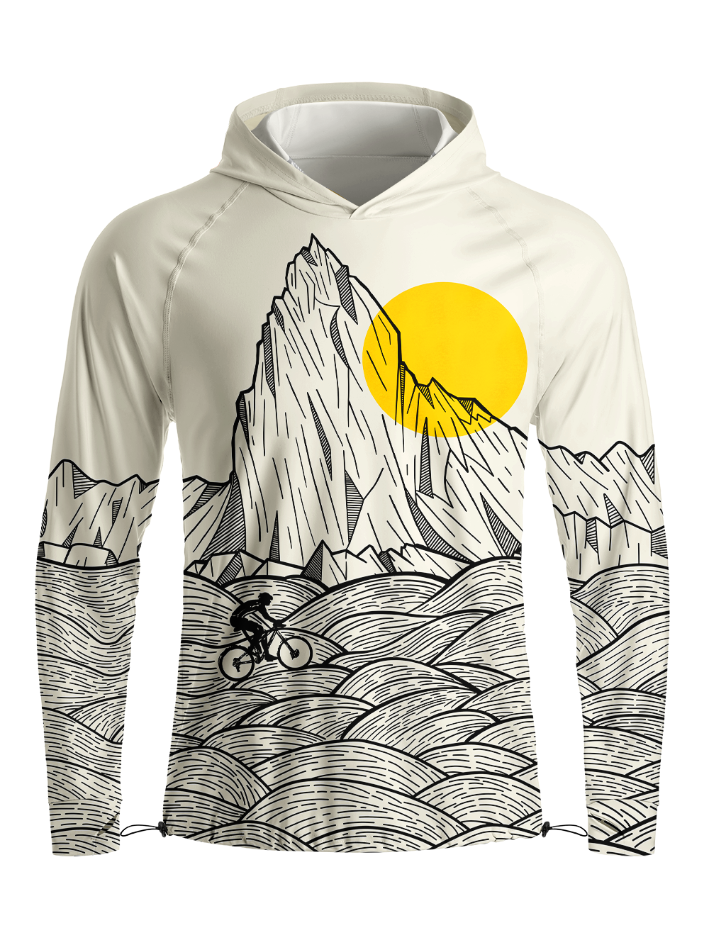 Orionride Outdoor Adventures Long Sleeve Cycling Hoodie Shirt