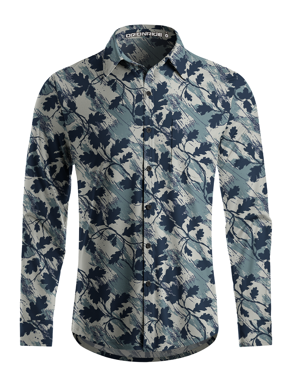 Orionride Enduring Oak Men's Stretchy Breathable Long Sleeve Gravel Shirt