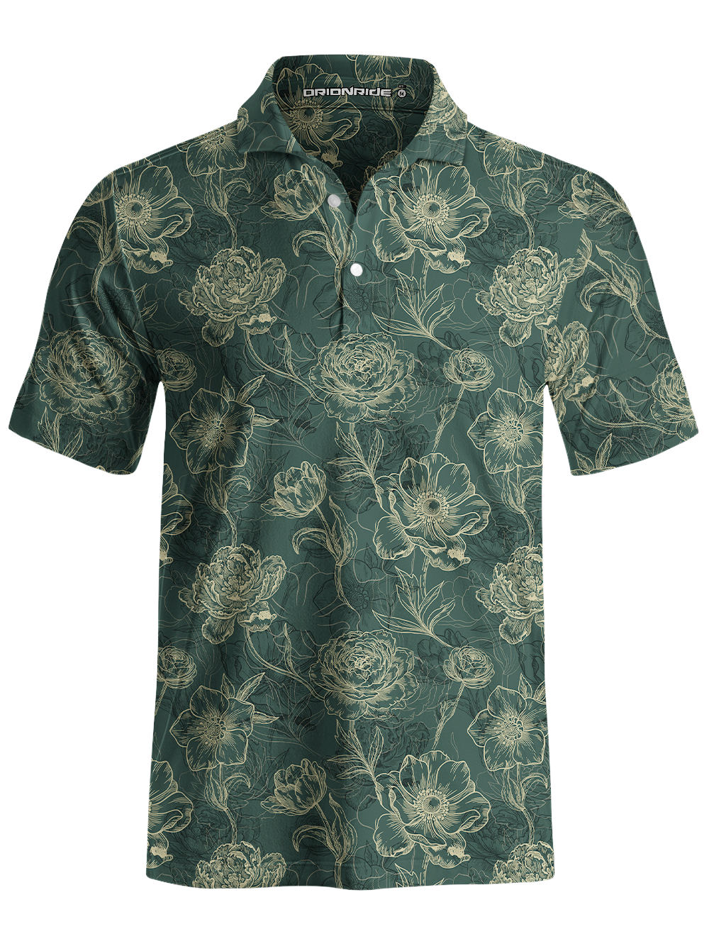 Orionride Botanical Sketch Men's Polo Shirt