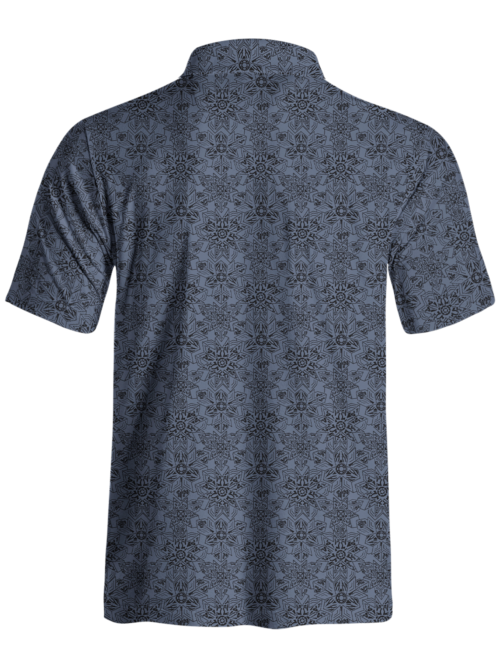 Orionride Snowflake-Shaped Parts Men's Polo Shirt