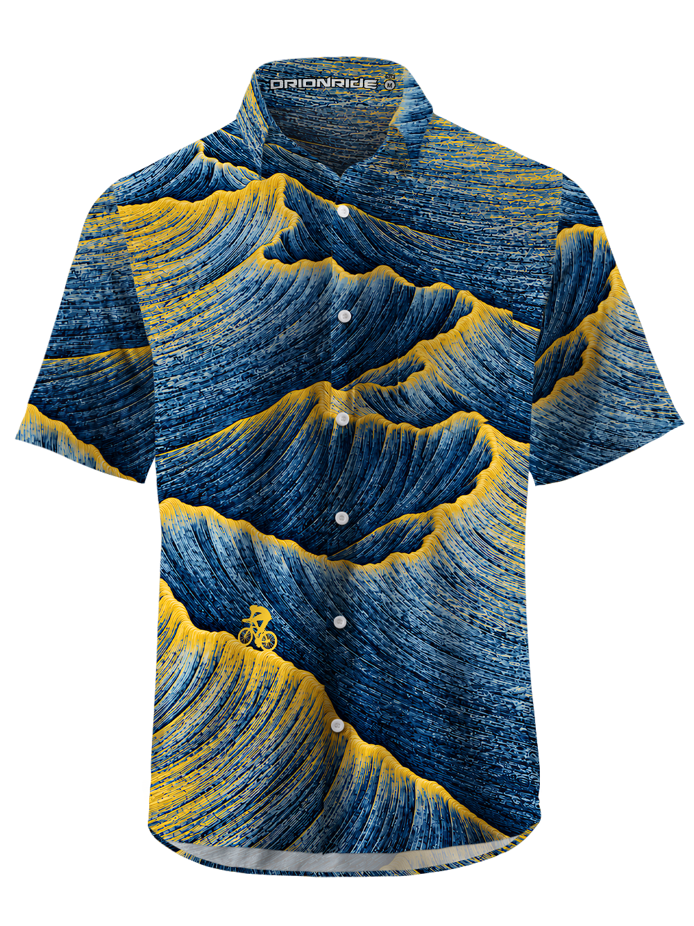 Orionride Tectonic Flow Zipper Pockets Ultra Lightweight Short Sleeves Gravel Shirt