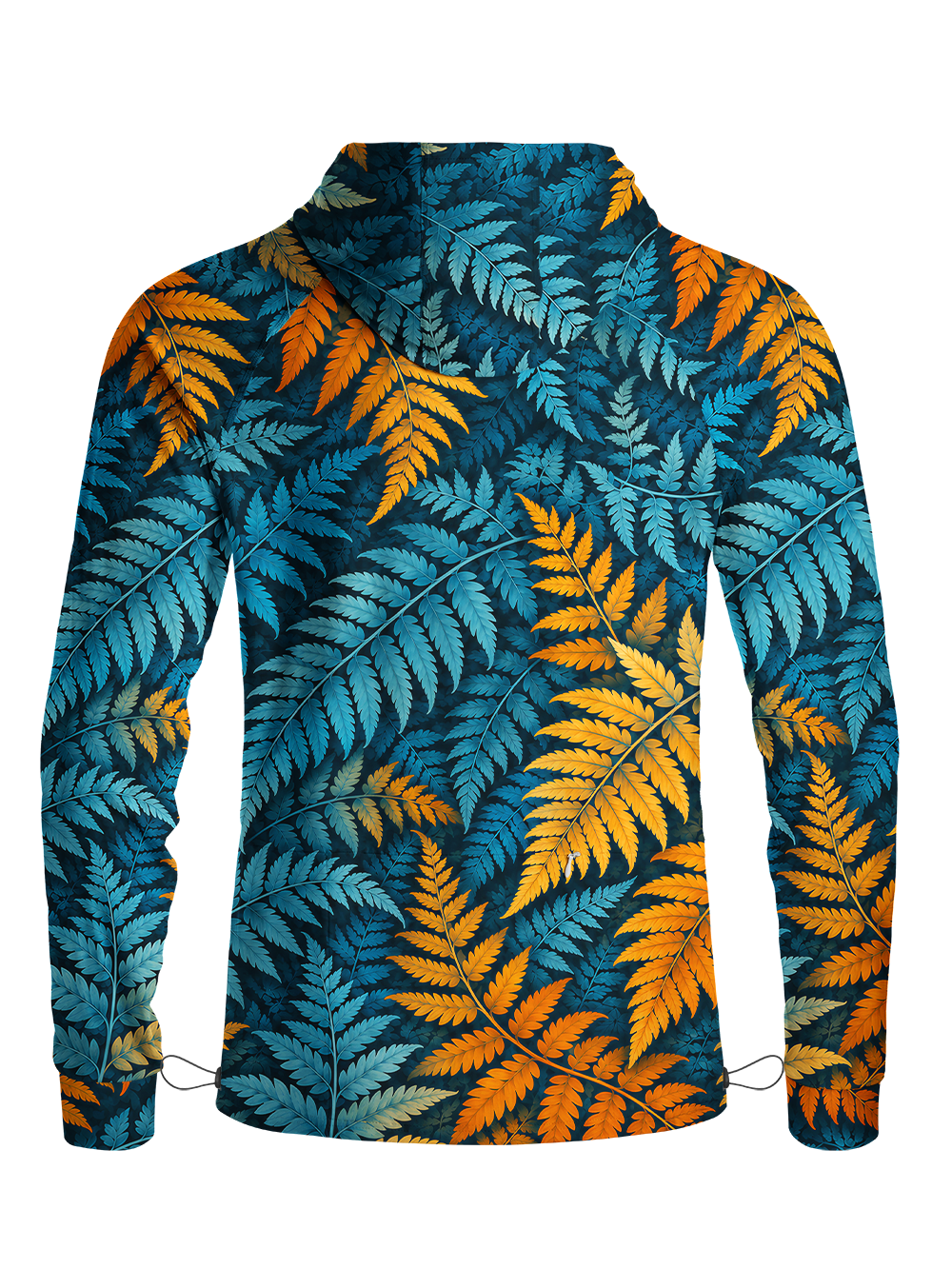 Orionride Botanical Rhythm Ride Long Sleeve Cycling Hoodie Shirt