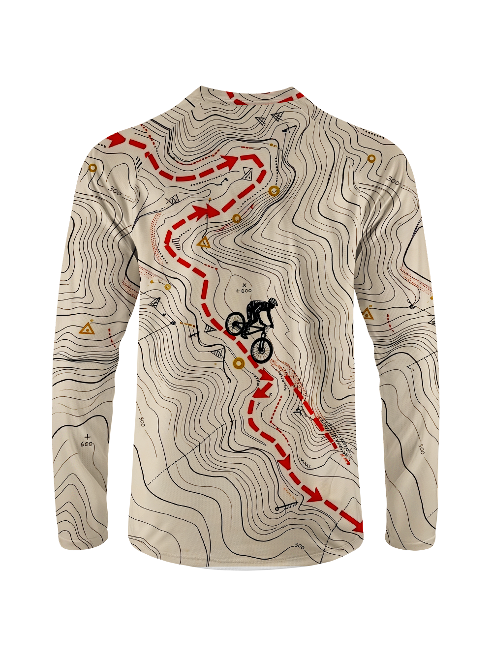 Orionride Topographic Quest Long Sleeve Downhill Jersey