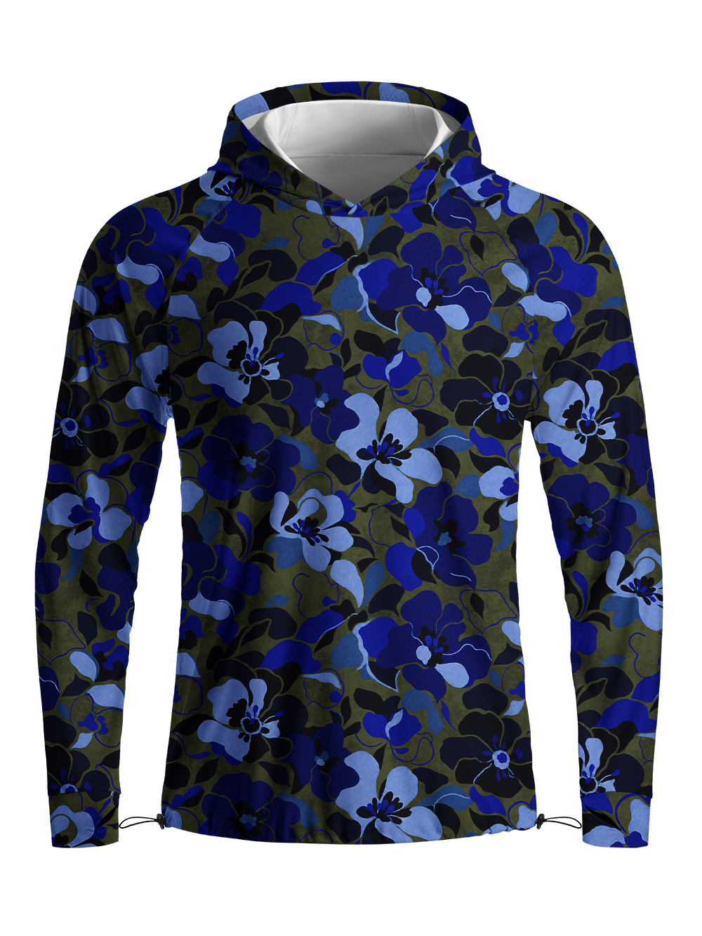 Orionride Twilight Garden Long Sleeve Cycling Hoodie Shirt