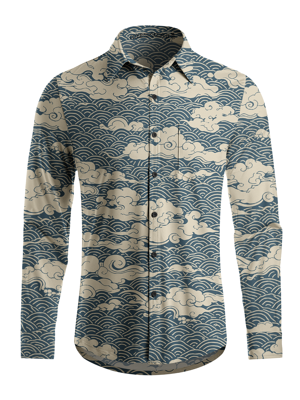 Orionride Above The Clouds Men's Stretchy Breathable Long Sleeve Gravel Shirt