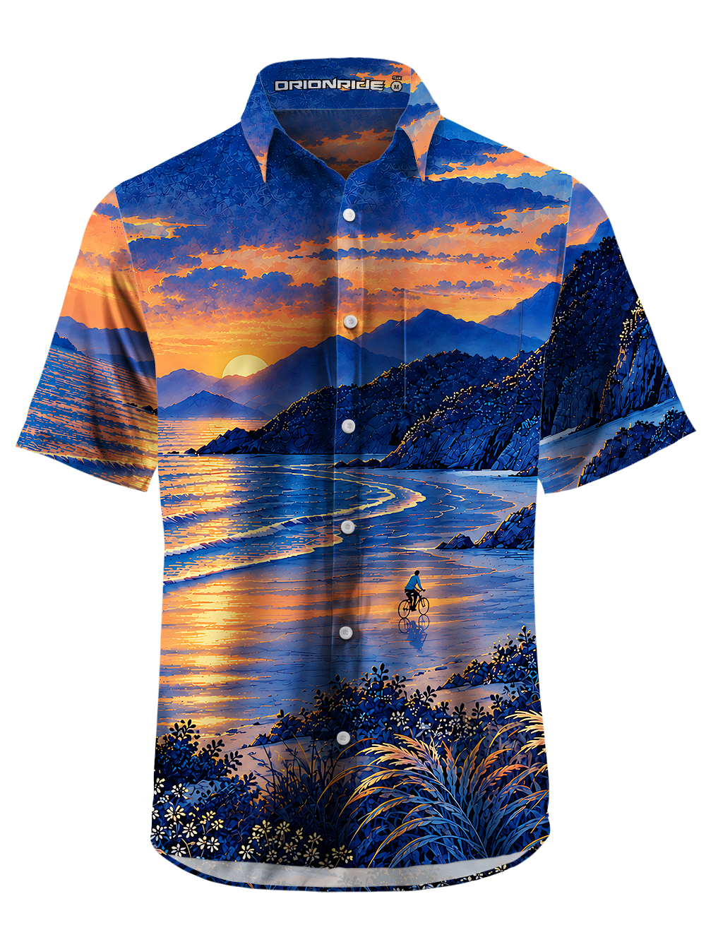 Orionride Shoreline Zipper Pockets Ultra Lightweight Short Sleeves Gravel Shirt
