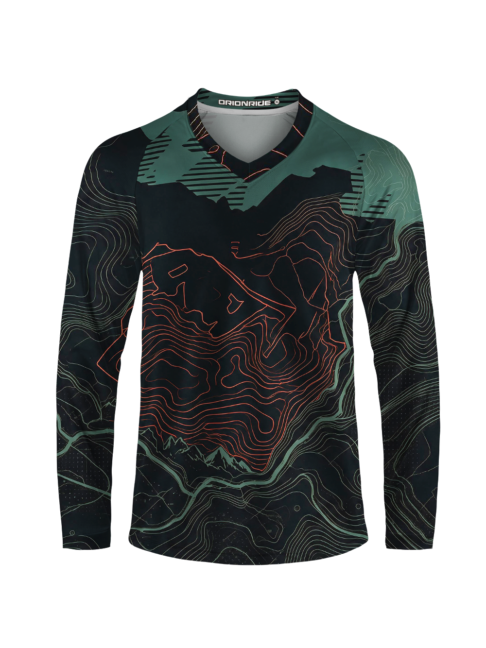 Orionride Thermal Cartography Long Sleeve Downhill Jersey