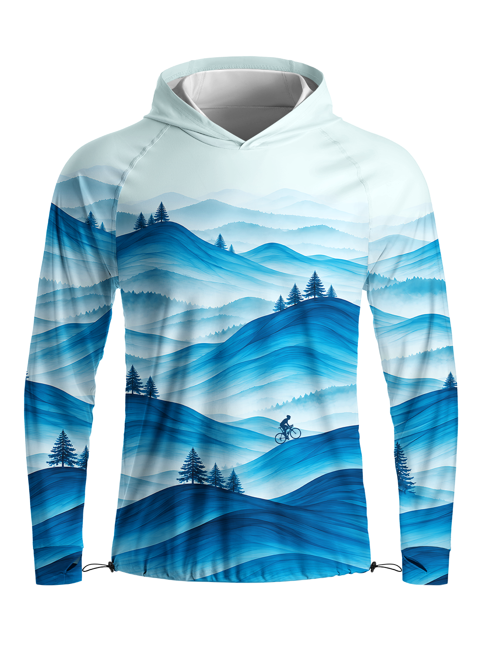 Orionride Alpine Odyssey Long Sleeve Cycling Hoodie Shirt