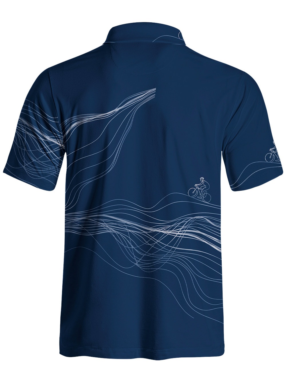 Orionride Spatial Lines Men's Polo Shirt