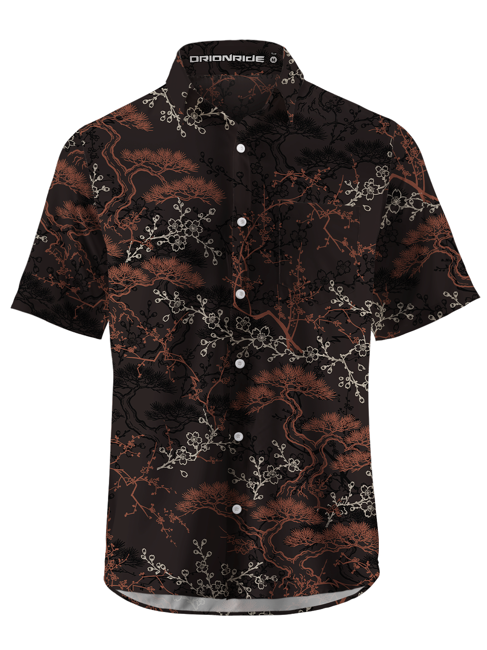 Orionride Lacquer Heritage Zipper Pockets Ultra Lightweight Short Sleeves Gravel Shirt